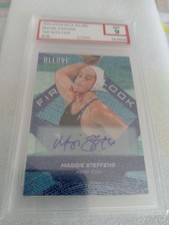 Maggie Steffens 2025 Upper Deck Allure Blue Tile Auto /25 Mint 10 Water Polo