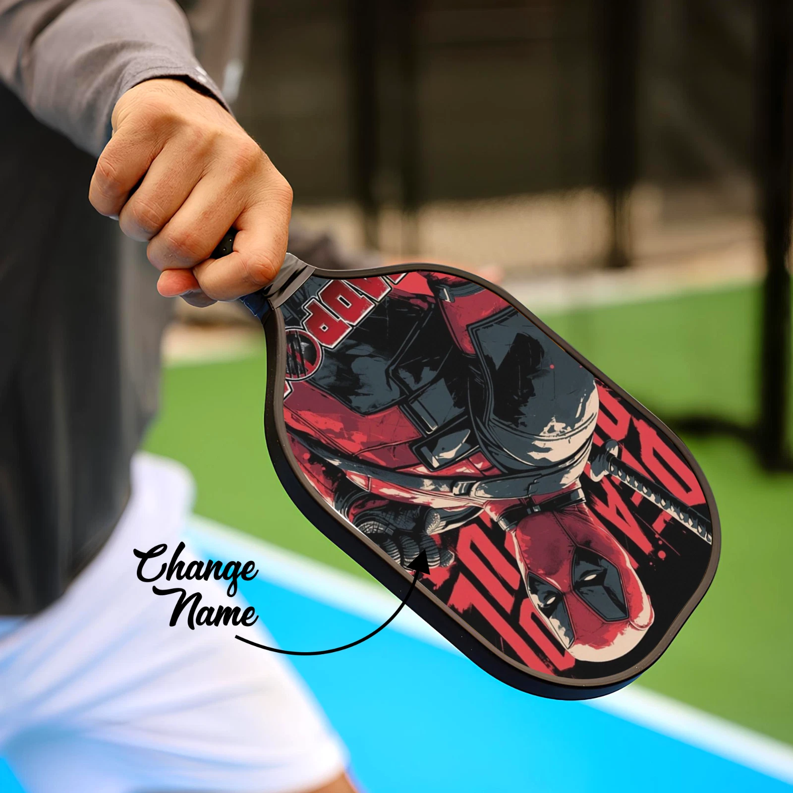 Deadpool Pickleball Paddle Marvel Gift Custom Paddle for Fans