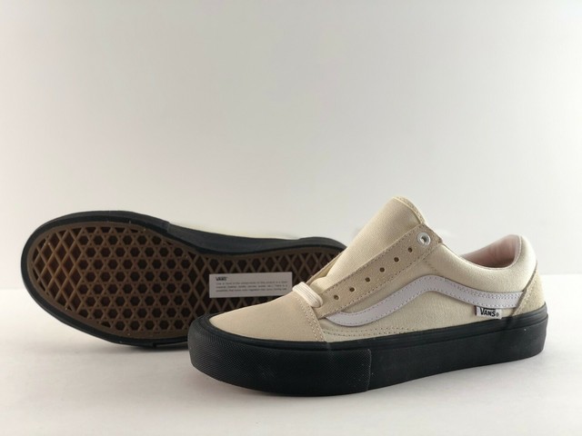 vans old skool pro classic white black