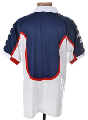 Maillot Extérieur Athletic Club Bilbao 1998-1999 – Kappa, Bleu Et Blanc, Taille XL – Fabriqué En Italie