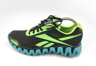 reebok zigtech green and black