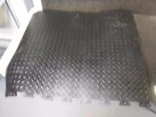 Notrax Interlocking Antifatigue Mat, Rubber, Black, 2 ft. 7" x 3 ft.,3UM39(G)