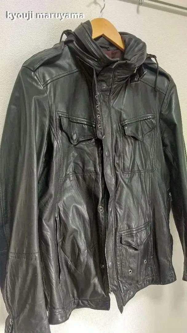 ヒート 定価12万 KYOJI MARUYAMA キョウジマルヤマ レザーベスト 羊革
