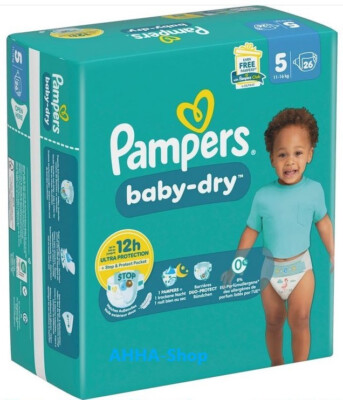 Pampers Windel Baby Dry Größe 5 Junior Single Pack 11-16 kg 26 Stück
