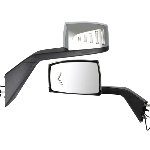 Left+Right Two Side Hood Mirror Signal Light For Volvo VNL Truck 2004 2005-2017