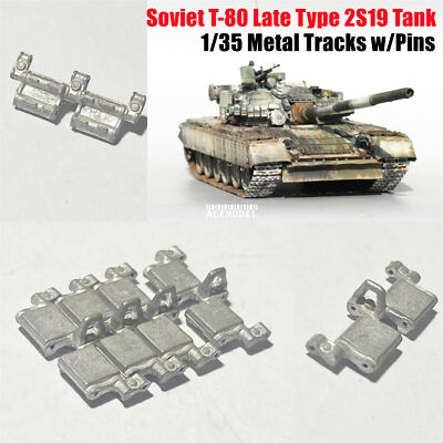 1/35 Russian T-80U T-80UD T-80BV MBT/2S19 Msta-S SPG Metal Tracks Upgrade Set