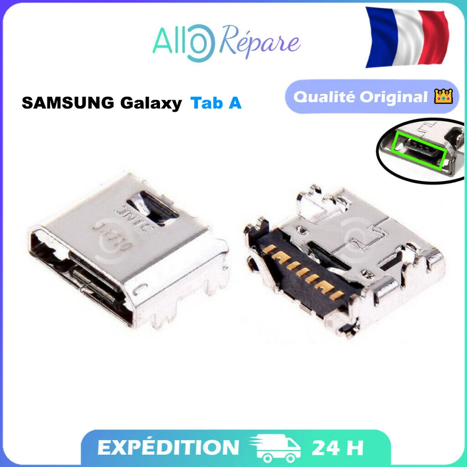Connecteur de charge jack micro USB Samsung Galaxy Tab A T280 T285 T555 T580