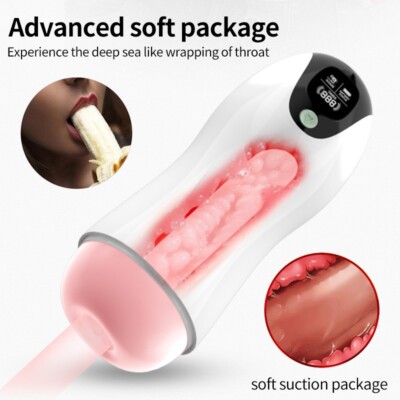 heated sex toys for men Amazon.com: Sex Toys for Men Automatic Male Masturbator main image 0