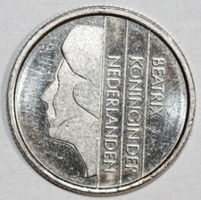 Netherlands   1998  25 cents Queen Beatrix -   Foreign Coin  19mm