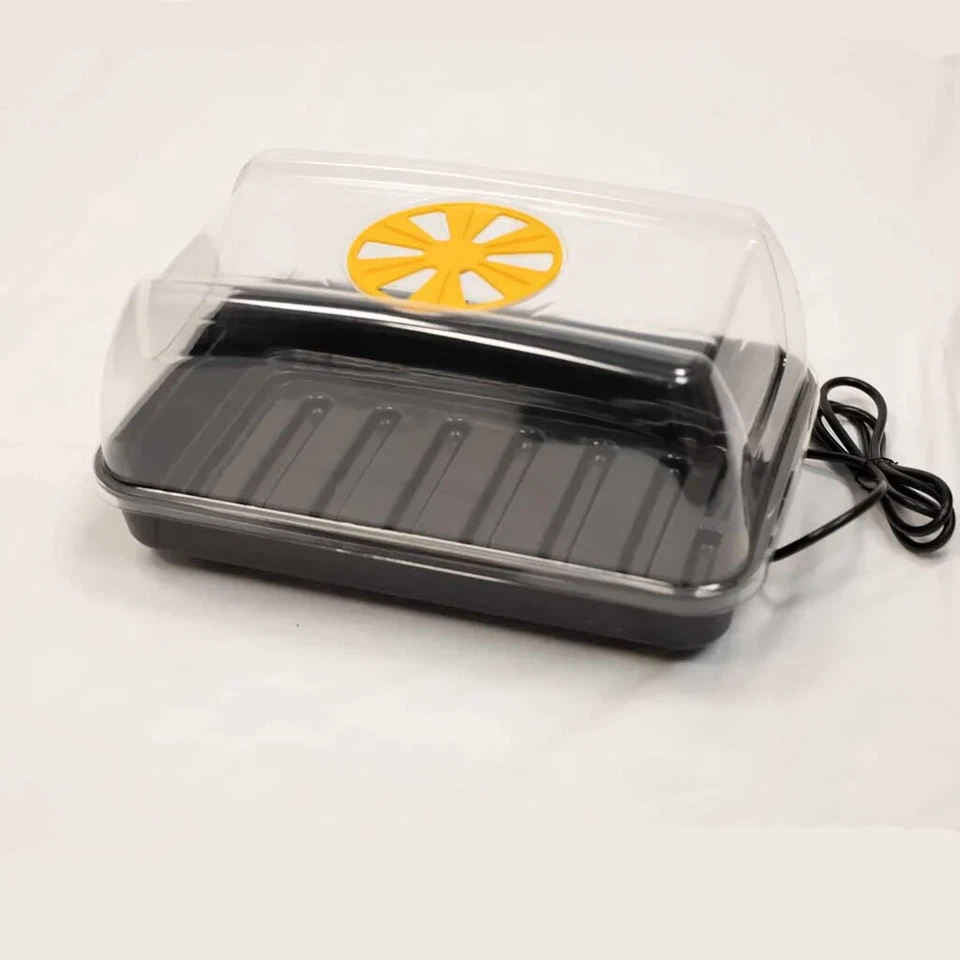 Heated Seed Propagator 39cm 11W Electric Starter Tray With Clear Humidity Lid - Image 2 of 3