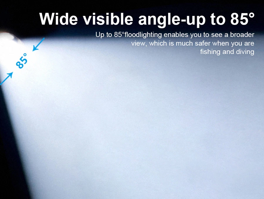 XTAR D06 1200 泛光灯 水肺潜水 手电筒 手电筒 — 第 4/4 张图片