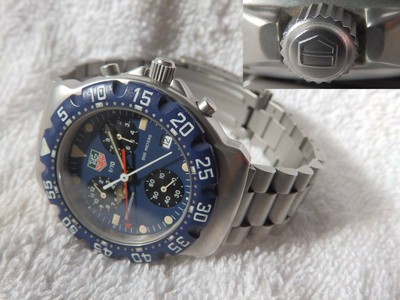 TAG HEUER FORMULA CA1210-RO CHRONOGRAPH STAINLESS STEEL QZ MEN'S WATCH [4-832 | eBay