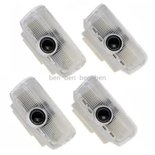 4x LED Car Door Light Projector Step Courtesy Ghost Shadow Laser Lamp For NISSAN