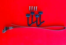 Mobile Home Parts Set of 4 Wet Concrete  J Anchors, Tie  Down Straps & Bolts 