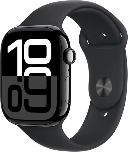 Watch Series 10 [GPS 46Mm Case] Smartwatch with Jet Black Aluminium Case with Bl