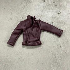 PB-STLD-JKT: 1/12 Maroon Faux Leather Starlord Jacket for 6" action figure