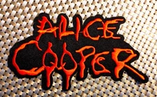 Alice Cooper (band) Embroidered Patch Iron-On Sew-On US shipping