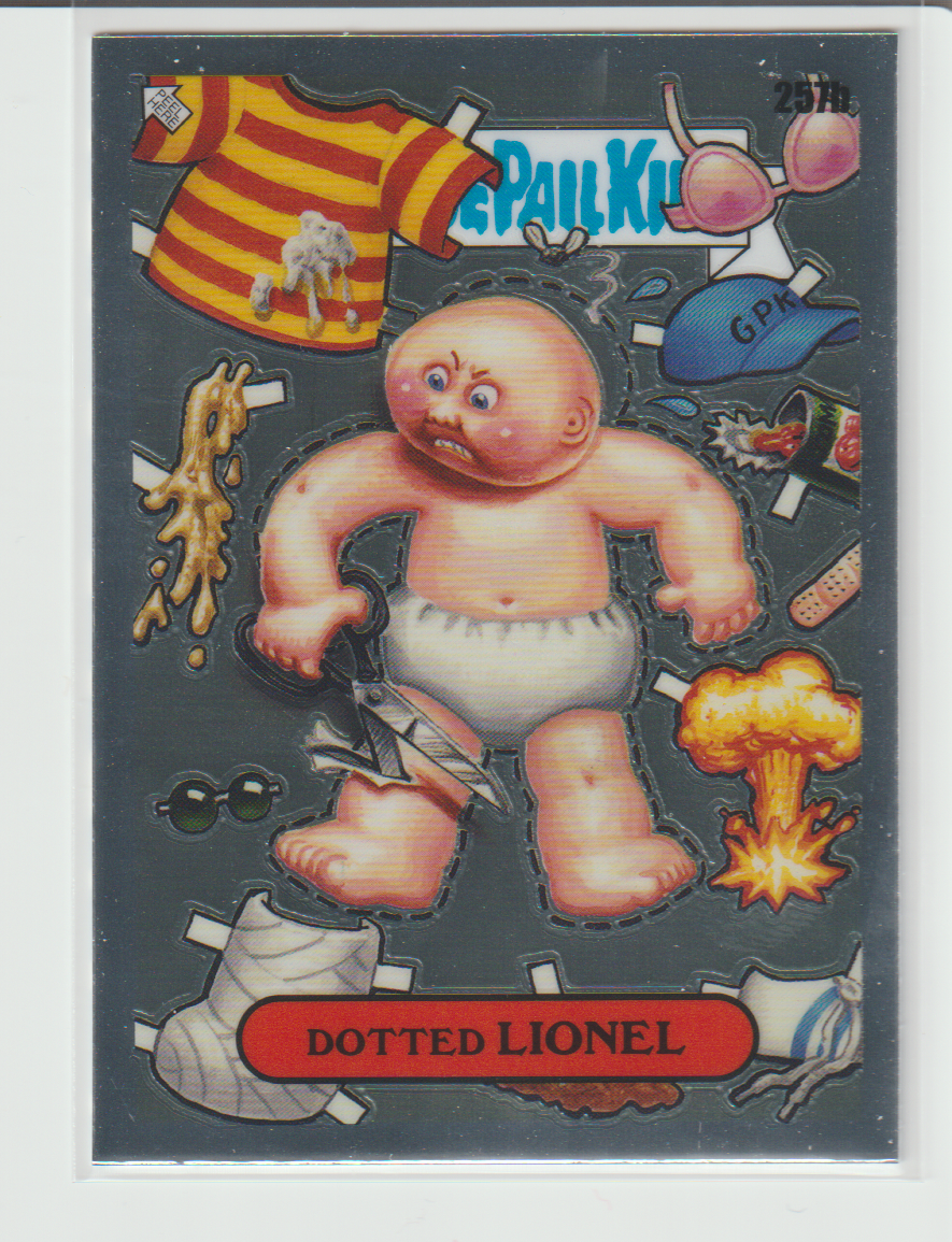 2024 GPK Chrome Series 7 Dotted Lionel 257B Garbage Pail Kids Card