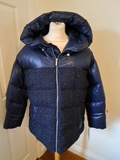 Bcbg Maxazria Saphire Blue Coat Jacket Uk 18 New With Tags.