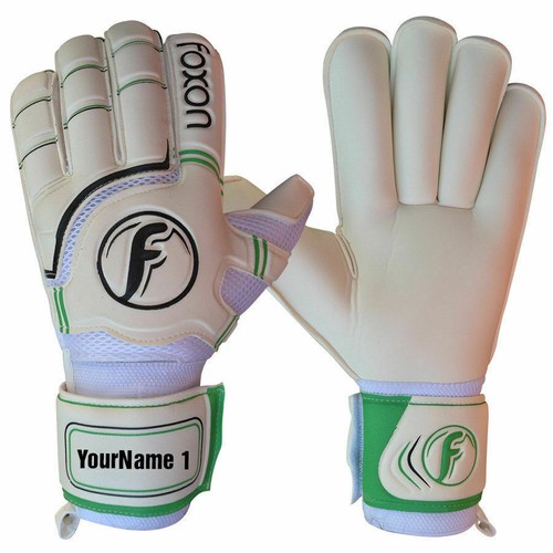 Foxon Goalkeeper Goalie Football Gloves Roll Finger Soccer Glove Size 7