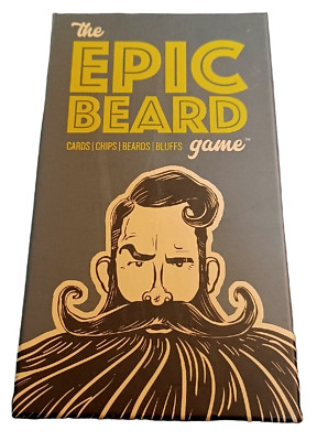 The Epic Beard Game by Good Game Company NEW Sealed Box Ages 8+ Bluff Game