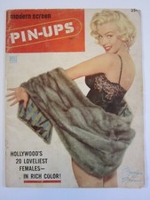 Modern Screen Pin-ups v. 1 #1 Dell 1955 Marilyn Monroe, Elizabeth Taylor & More!