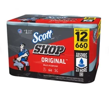 Scott Shop Towels Original 55 sheets/roll, 12 rolls  *FREE SHIPPING*