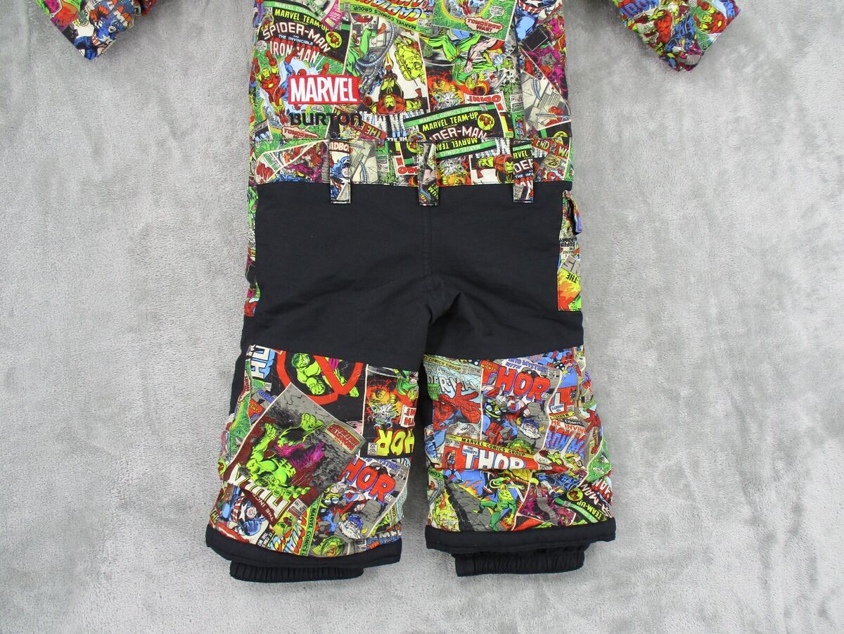 Marvel X Burton Snowsuit Boys 18-24 Months Dry Ride Hooded Marvel X Burton Snowsuit Boys 18-24 Months Dry Ride Hooded