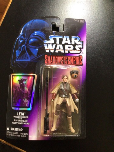 Figura de acción Leia Sombras del Imperio Star Wars 1996 de colección nueva en paquete - Imagen 3 de 4