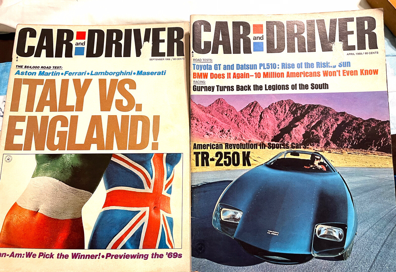 Vintage Car Magazine Lot Of 6 Car Driver (68) Road/Track (67/68) Pontiac (85/88) eBay