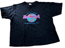 Hard Rock Cafe Washington DC T-shirt XL Save The Planet VINTAGE USA