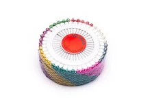 480 Pcs Assorted Color Ball Head Straight Pins perfect for sewing,draping 1-1/2"