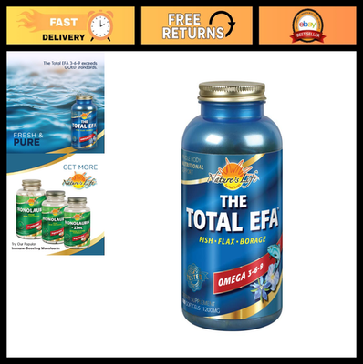 #ad #ad Total EFA Fish Oil 1200mg with Organic Flaxseed amp; Borage Oils 180 Softgels for $90.99