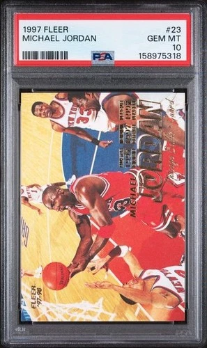 1997-98 Fleer - Michael Jordan #23 PSA 10