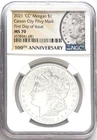 2021 CC SILVER MORGAN DOLLAR CARSON CITY PRIVY MARK FIRST DAY OF ISSUE NGC MS70