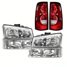 For 2003-2006 Chevy Silverado 1500 2500 3500 Headlights Tail Lights Assembly Kit For 2003-2006 Chevy Silverado 1500 2500 3500 Headlights Tail Lights Assembly Kit