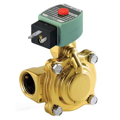 Asco Sc8210g004 Solenoid Valve, 2-Way, 2-Position, Normally Closed, 1 In Pipe