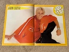 Aaron Carter Mandy Moore teen magazine poster black jeans orange shirt Pop Star