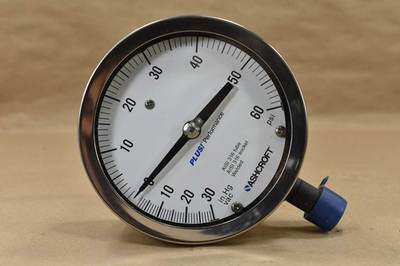 #ad #ad Ashcroft 45 1009 S 04L 30IMVamp;60# 4 1 2quot; Pressure Gauge Range 30quot;Hg 0 60 PSI $129.99