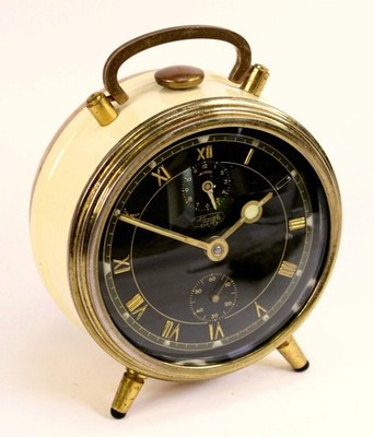 Kienzle Duo Wecker Uhr mechanisch Tischwecker Tischuhr Retro Vintage