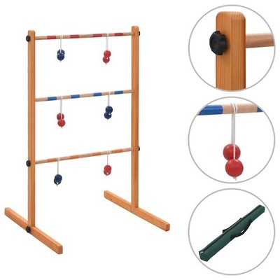 Holz Leitergolf Laddergolf  Ladder Golf Wurfspiel Bola Outdoor Spiel vidaXL