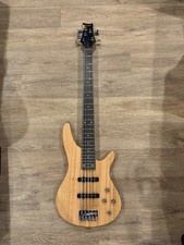 Glarry 5 string bass W/ New Round Wound Strings  Gig Bag