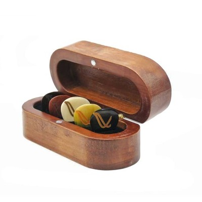 Handcrafted Anatomical Guitar Pick in Bone, Horn, Wood & Coconut