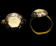 CABALLERO TEMPLARIO Cruzado Anillo Plata Jerusalén Tierra Santa Encuentra Medieval Talla 6