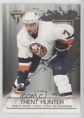 2003 Pacific Private Stock Titanium Hobby Jersey Number 65/150 Trent Hunter 7fq