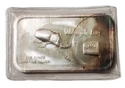 RARE 1 Oz Silver THE WATERGATE BUG Vintage Bar WITH Beautiful Natural Tone.