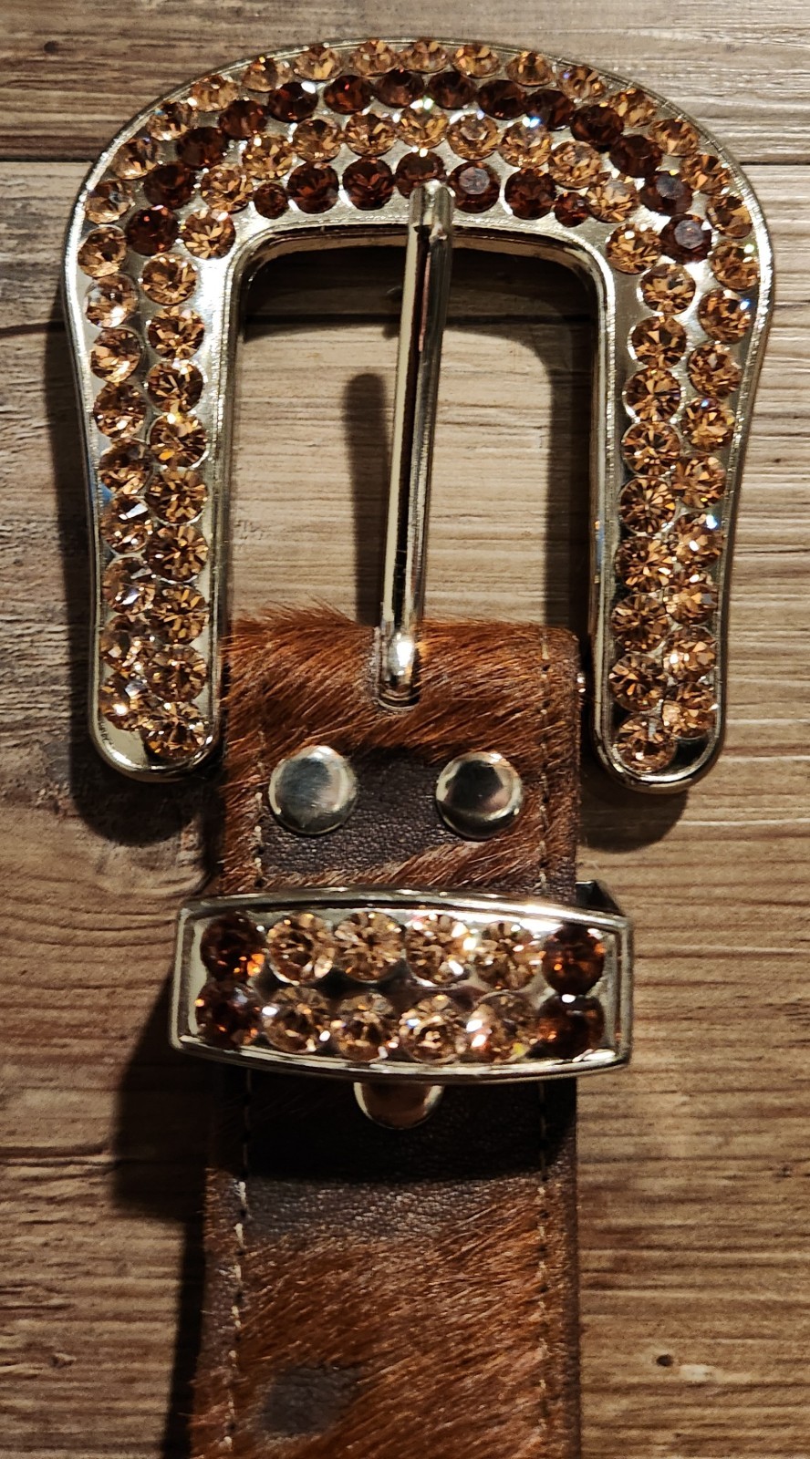 B.B Simon Flora Belt Swarovski Crystals Preowned Please read description image 9