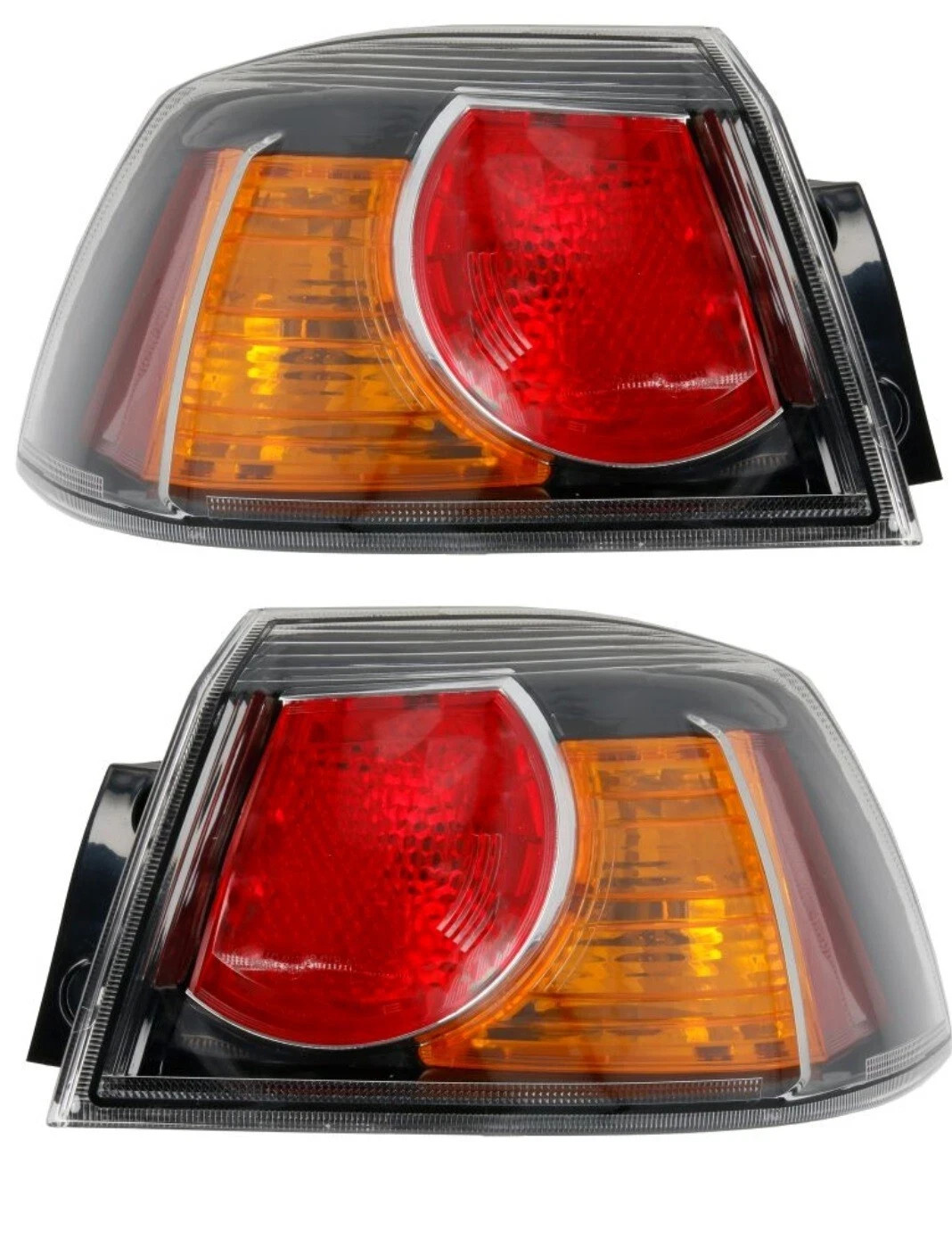 Feu arriere gauche + droite Mitsubishi Lancer VIII 2008-2015 a haute visibilite par temps de pluie