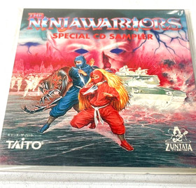 NINJA WARRIORS LIMITED EDITION SEGA MEGA CD MEGADRIVE SPINE CARD + MINI CD