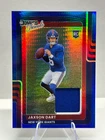 2025 Panini Donruss Optic Jaxson Dart Blue Hyper Threads rookie football card